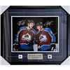 Image 1 : Mikko Rantanen/Cale Makar Framed Autographed Colorado Avalanche 16X20 Photo ( FROZEN POND COA)