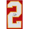 Image 2 : CLYDE EDWARDS HELAIRE SIGNED CHIEFS JERSEY ( BECKETT COA)