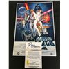 Image 2 : STAR WARS SPANISH MOVIE POSTER SIGNED BY CARRY FISHER ( RA COA)