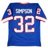 Image 1 : O.J SIMPSON SIGNED BUFFALO BILLS JERSEY HOF INSCRIPTION (JSA COA)