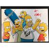 Image 1 : THE SIMPSON CAST SIGNED 8 X 10 ( RA COA)