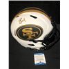 Image 1 : BRANDON AIYUK SAN FRANCISCO 49ERS SIGNED LUNAR ECLIPSE FULL-SIZE SPEED REP HELMET (BECKETT COA)