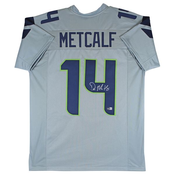 DK METCALF SIGNED SEAHAWKS JERSEY ( FANATICS COA)