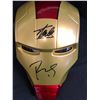 Image 2 : ROBERT DOWNEY JR. & STAN LEE SIGNED IRON MAN HELMET (REAL AUTHENTIC COA)