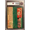Image 2 : 1954 TOPPS BASEBALL ERNIE BANKS NO. 94 ( KSA GRADED 5 )