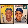 Image 1 : 1954 TOPPS BASEBALL ROOKIE CARD LOT