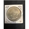 Image 1 : 1896 US MORGAN SILVER DOLLAR PHILLY MINTED ( UNCIRCULATED)