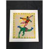 Image 1 : ROBIN & THE RIDDLER MATTED ART PRINT
