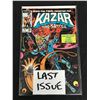 Image 1 : KAZAR The Savage #34 (MARVEL COMICS) Last Issue!