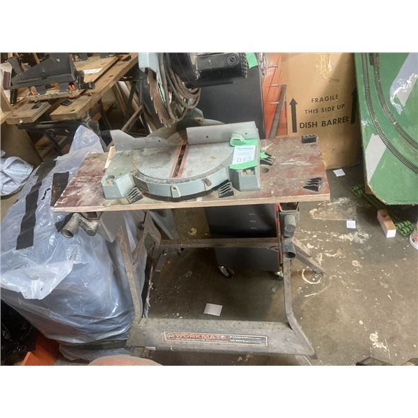 Table saw and saw horse Cat C