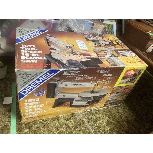 Dremel scroll saw Cat C