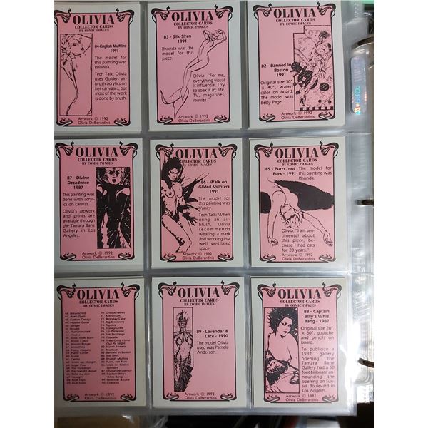 Trading Cards Artwork by Olivia DeBerardinis 1992 Cat A