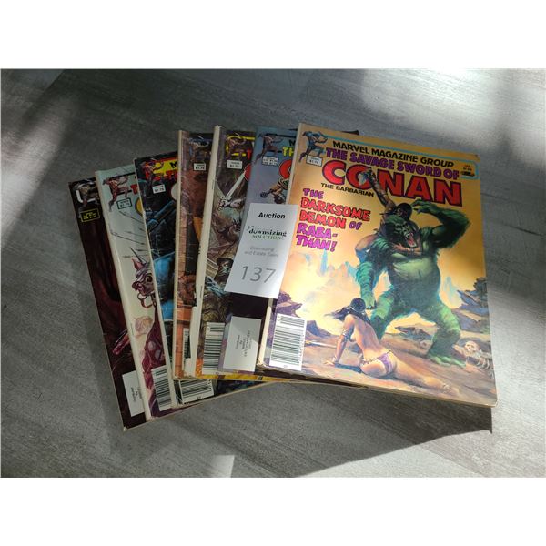 Marvel Comics The Savage Sword of Conan 1983 Cat A
