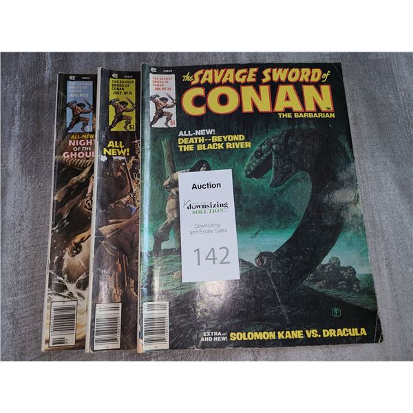 Marvel Comics The Savage Sword of Conan 1978 Cat A