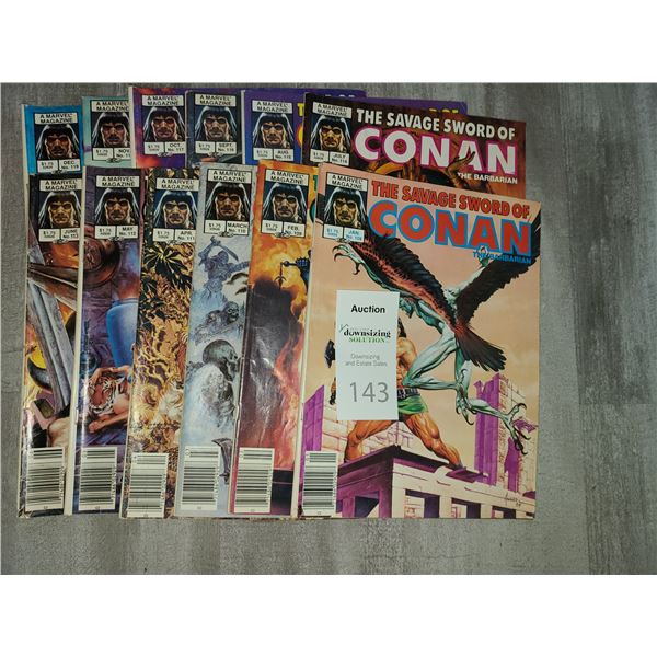Marvel Comics The Savage Sword of Conan 1985 Cat A