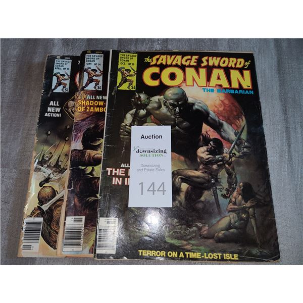Marvel Comics The Savage Sword of Conan 1976 Cat A