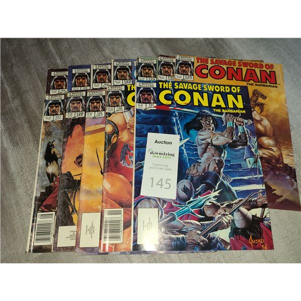 Marvel Comics The Savage Sword of Conan 1986 Cat A