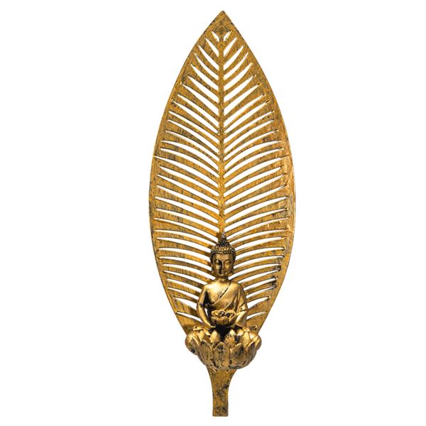 BUDDHA WALL D?COR/CANDLE HOLDER