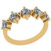 Image 1 : Certified 0.35 Ctw Diamond I1/I2 10k Yellow Gold Ring