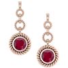 Certified 5.00 Ctw Ruby Wedding/Engagement Style 14k Ro