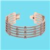 Certified 20.06 Ctw SI2/I1 Diamond 14K Rose Gold Bracel