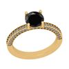 Image 1 : Certified 1.50 Ctw I2/I3 Treated Fancy Black and White