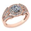 Image 1 : Certified 1.58 Ctw Diamond Wedding/Engagement Style 14K