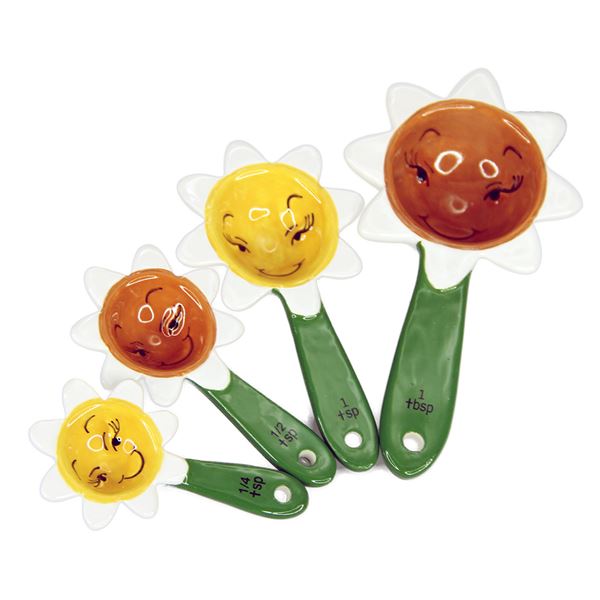 FLOWERS MEASURING SPOON SET