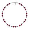 Image 1 : Certified 2.32 Ctw I2/I3 Ruby And Diamond 14K White Gol