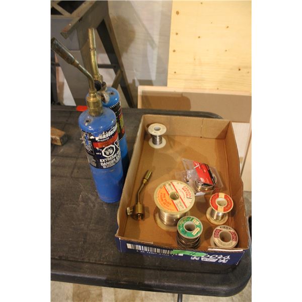 (2) Propane Tanks and Soldier