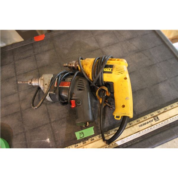 Skil 318 Drill and Dewalt 318 Drill (Working)