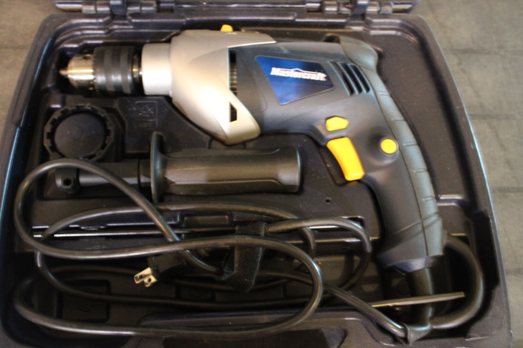 Mastercraft Hammer Drill Set with Bits Case and Manual