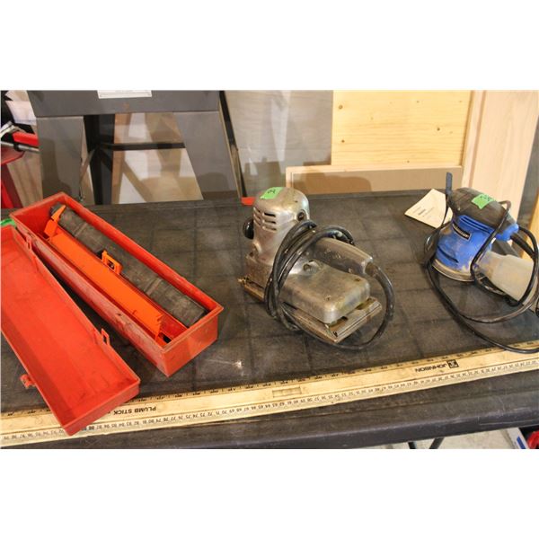 Road Flares Plus Black and Decker Utility Sander