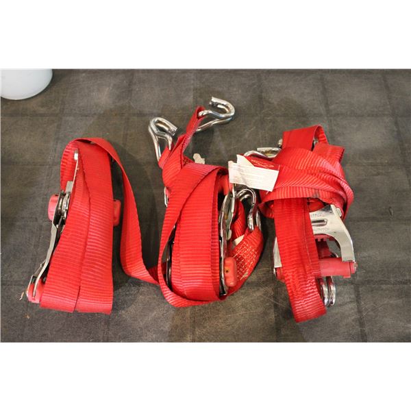 (3) Ratchet Straps