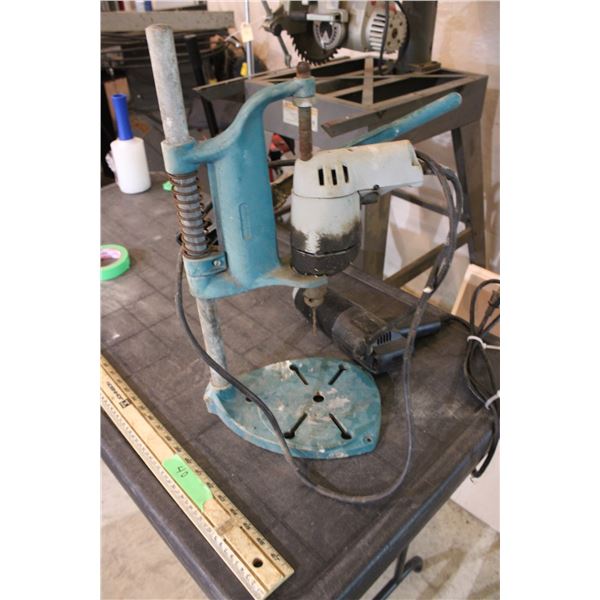 Heat Gun, Drill Press Stand and Drill (Working)