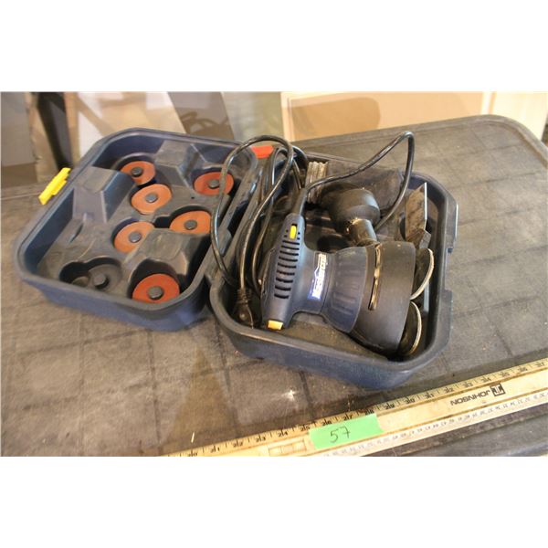 Mastercraft Arc Sander and Case with Sanding Disc