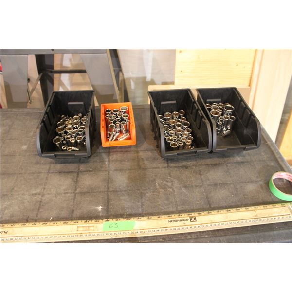 4 Organizers with Misc Sockets