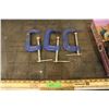 Image 1 : (3) 4" Clamps