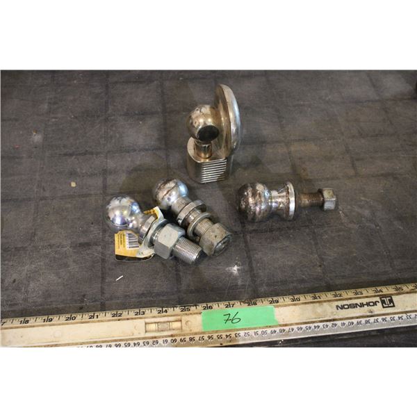 (3) Balls 2" and 1 7/8" Ball Lock