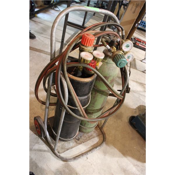 Acetylene Cart and Tanks