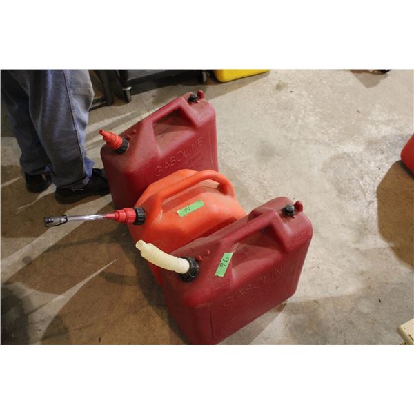 3 Gas Cans