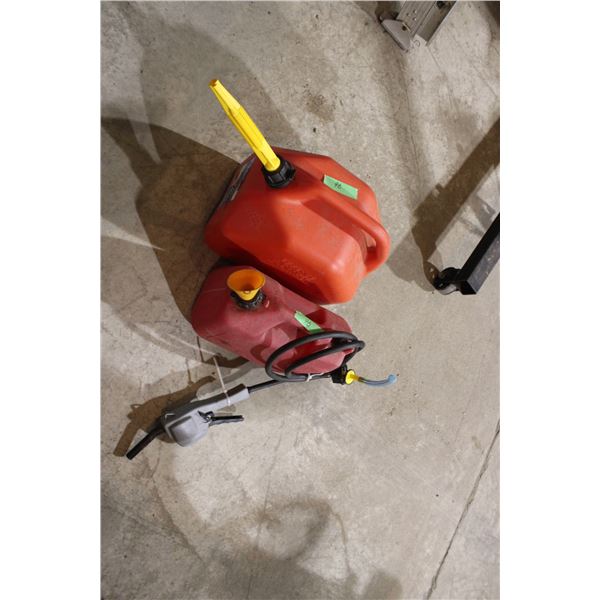 2 Gas Cans with Pump