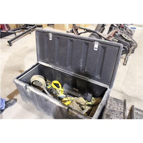 Plastic Tool Box with Contents