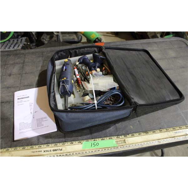 Mastercraft Deluxe Rotary Toolkit With Case and Manual
