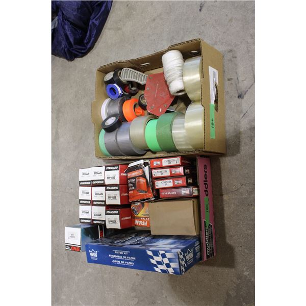 Spark Plugs Filters Auto Related Misc Tape