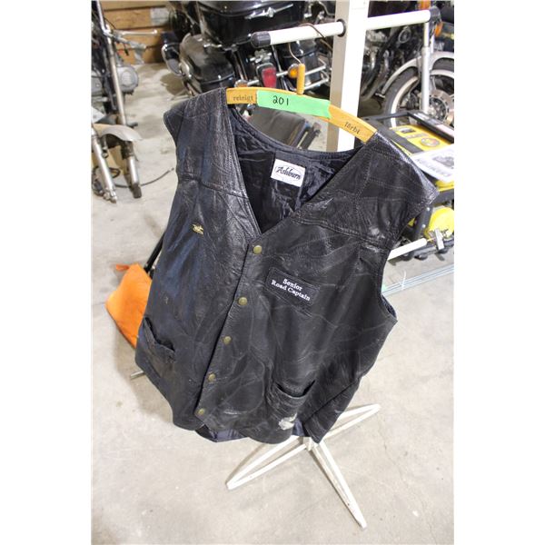 Senior Road Captain Leather Vest XXL