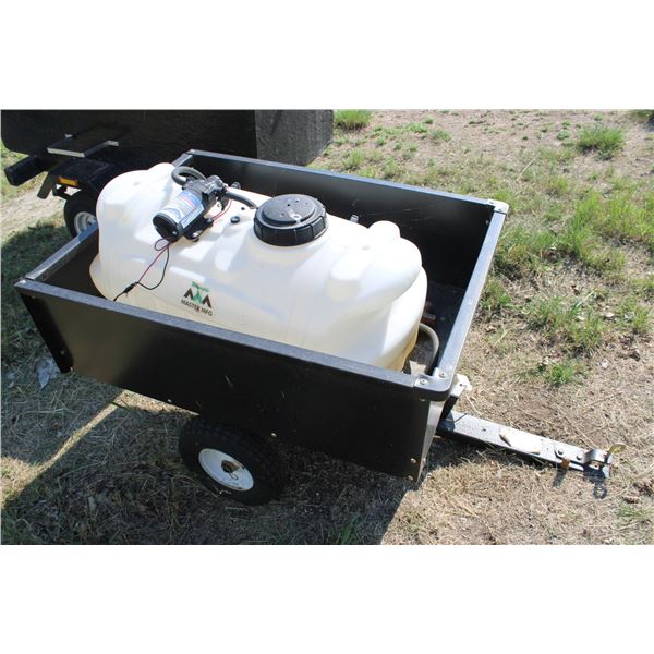 Red Rock Quad Utility Trailer with Small Water or Chemical Tank with Pump 41 x 31 Trailer