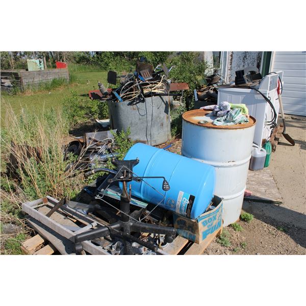 Lot of Misc Items Washer Dryer Scrap Metal Etc