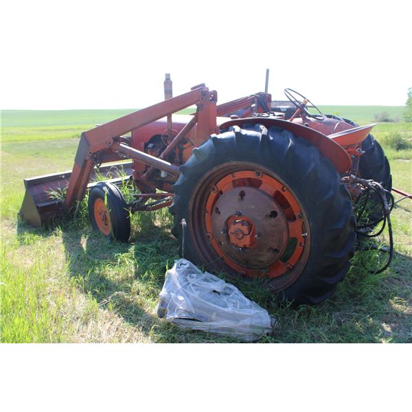 Case Tractor with Front End Lower (Been Park for Years with Transmission Old Cutlass Over Drive)