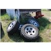 Image 1 : 33.3 x 12.5 R17 Firestone Destination Tires On Rims Possibly Dodge Rims (4 Tires and Rims 1 Tire Is.